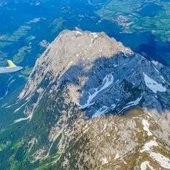 Flugwegposition um 14:01:24: Aufgenommen in der Nähe von Bad Mitterndorf, 8983, Österreich in 3155 Meter